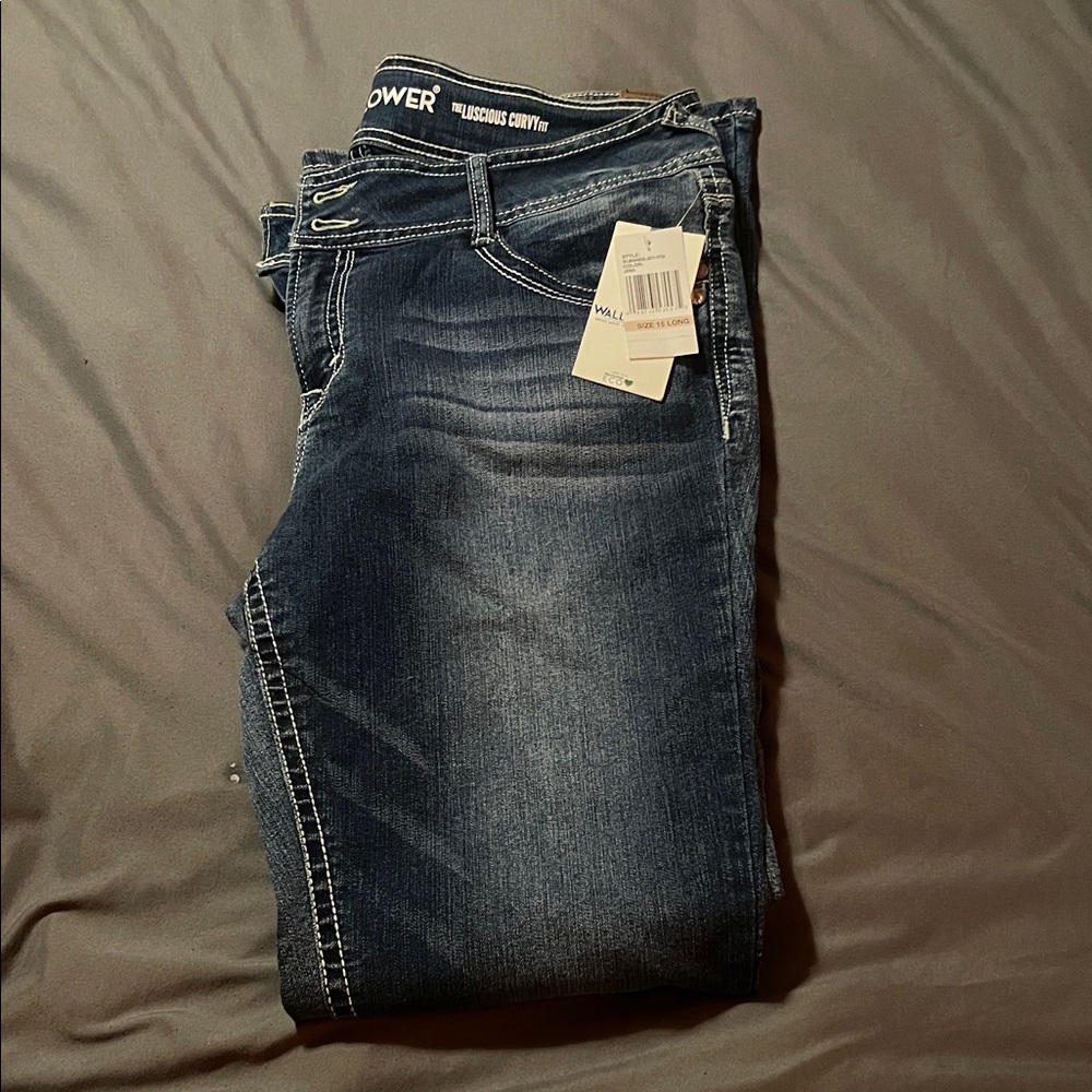 Wallflower Dark Blue Skinny Jeans